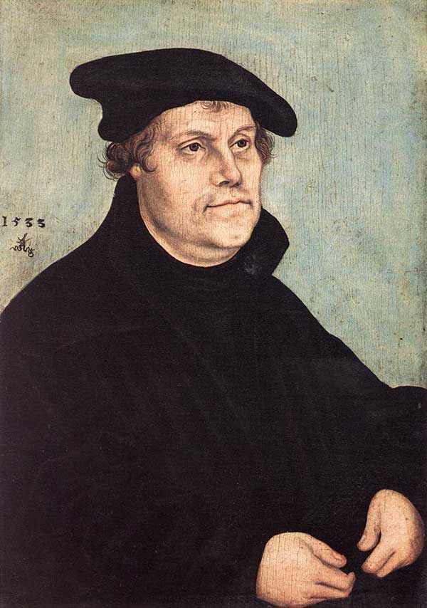 What did Martin Luther believe was the path to salvation?