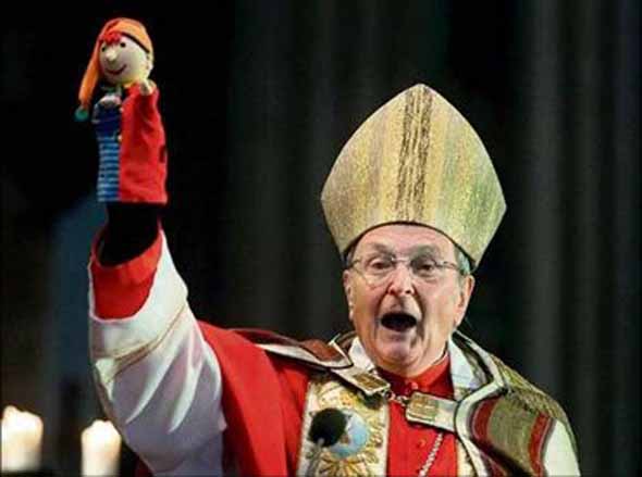 Spot the clown: Cardinal Meisner. 